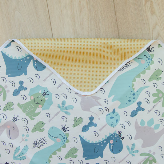 Baby Splat Floor Mat for under High Chair - Dinosaur Print