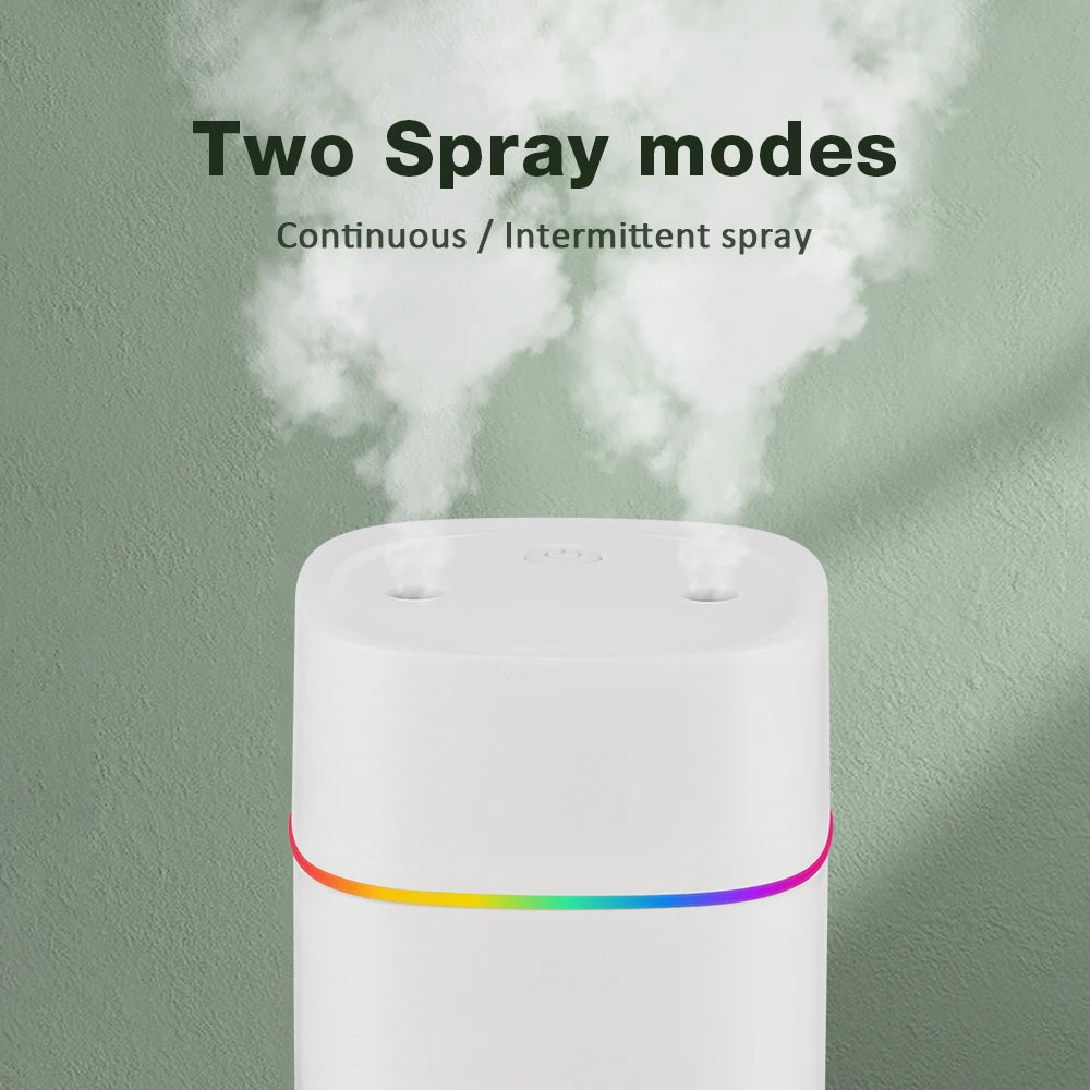 COOL MIST HUMIDIFIER WITH COLORFUL NIGHT LIGHT